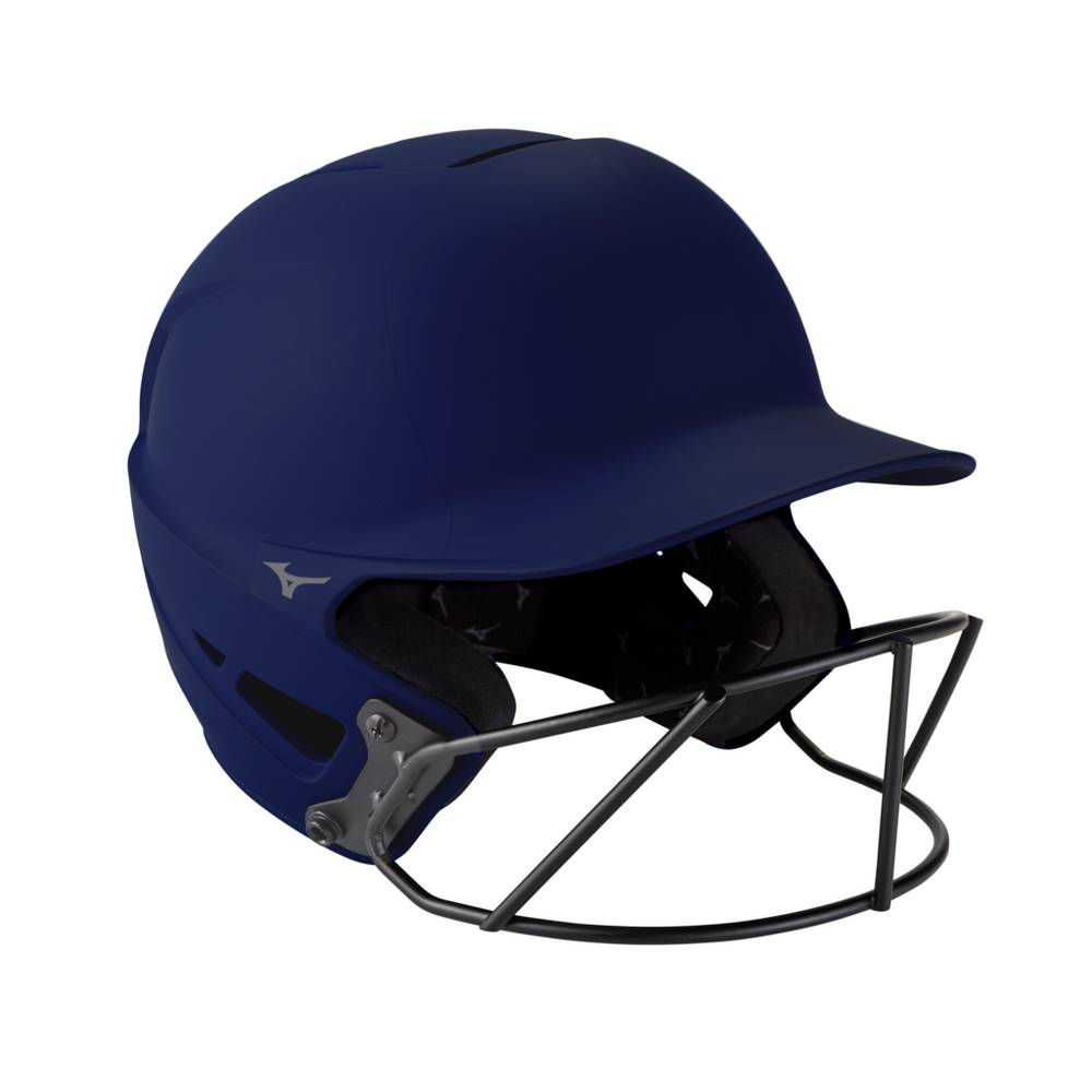 Capacete Mizuno F6 Fastpitch Softball Batting - Mulher - Azul Marinho - WLUBG0319